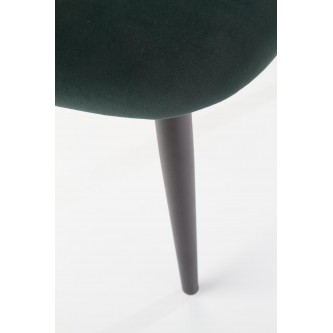 K384 krzesło ciemny zielony / czarny (1p4szt)