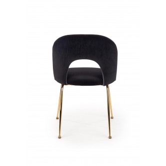 K385 krzesło czarny / złoty (2p4szt)