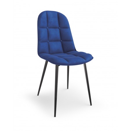 K417 krzesło granatowy velvet (1p4szt)