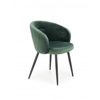 K430 krzesło ciemny zielony (1p2szt)