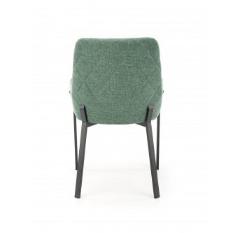 K439 krzesło przód - ciemny popiel, tył - zielony
