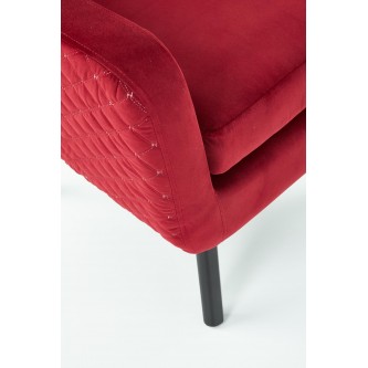 MARVEL fotel wypoczynkowy bordowy / czarny