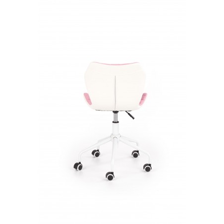 MATRIX 3 fotel młodzieżowy jasny różowy / biały