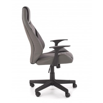 TANGER fotel gabinetowy popielaty/czarny