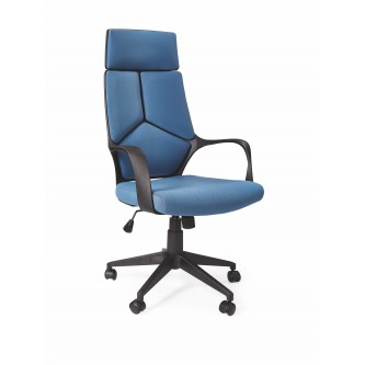 VOYAGER fotel gabinetowy czarny / niebieski