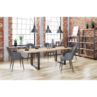 RADUS 160x90 MDF + okleina naturalna kolor: dąb naturalny (2p1szt)