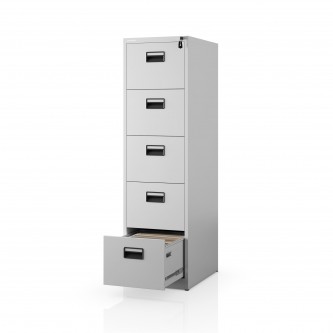 Szafa kartotekowa metalowa szara: SARA V5, 460 x 1625,5 x 600 mm