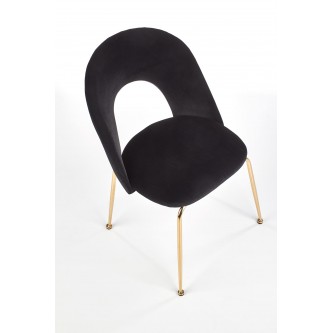 K385 krzesło czarny / złoty (2p4szt)