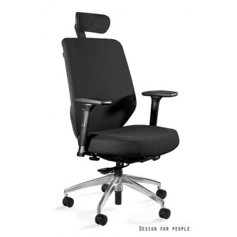 Fotel Ergonomiczny HERO | Tkanina na Siedzisku | Mechanizm SYNCHRON | Aluminium