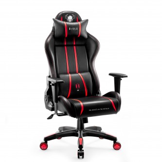 Fotel gamingowy Diablo X-One 2.0 King Size, czarno-czerwony