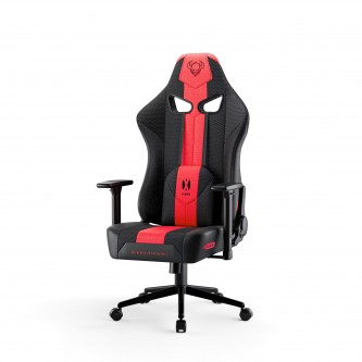 Fotel gamingowy materiałowy karmazynowo-antracytowy: Diablo X-Player 2.0 Small