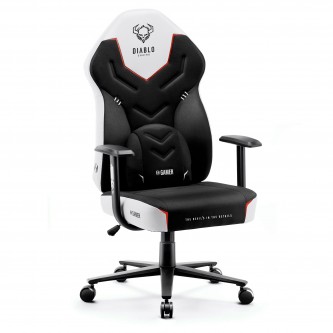 Fotel gamingowy Diablo X-Gamer 2.0 Normal Size, Snow White