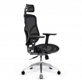 Fotel ergonomiczny Diablo V-Basic, czarny