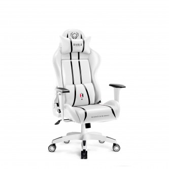 Fotel gamingowy Diablo X-One 2.0 King Size, biało-czarny