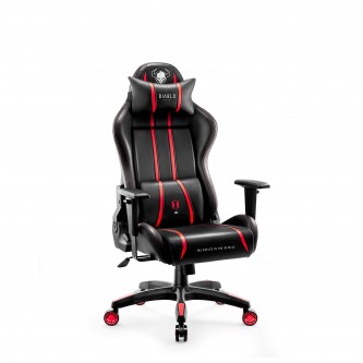 Fotel gamingowy Diablo X-One 2.0 Normal Size, czarno-czerwony