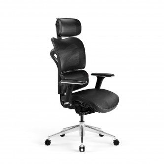 Fotel biurowy ergonomiczny czarny Diablo V-Commander