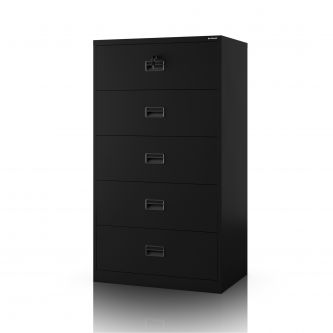 Szafa kartotekowa metalowa czarna: SARA XL V5, 900 x 1620 x 600 mm