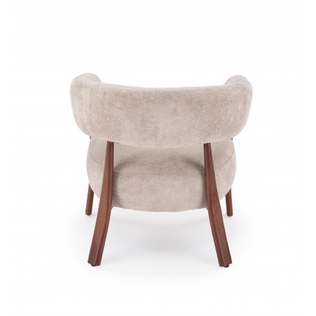 UDON fotel wypoczynkowy cappuccino / orzech (1p1szt)
