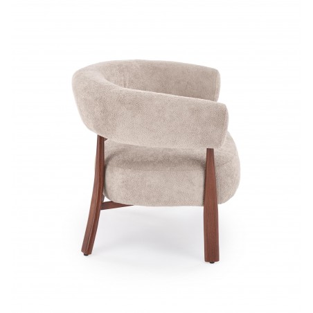 UDON fotel wypoczynkowy cappuccino / orzech (1p1szt)