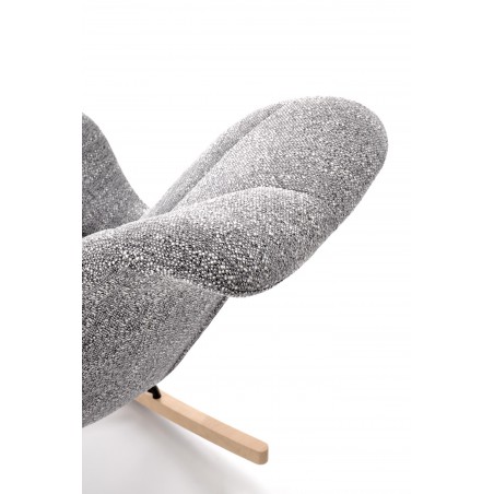LUIS fotel bujany, popielaty (1p1szt)