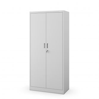 Szafa biurowa na dokumenty z 4 półkami szara, 1750x800x400 mm: JAN