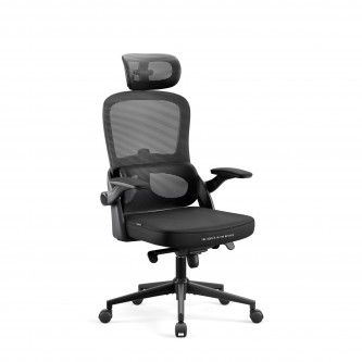 Fotel biurowy, ergonomiczny Diablo V-Light, czarny