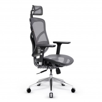 Fotel ergonomiczny Diablo V-Basic, czarno-szary