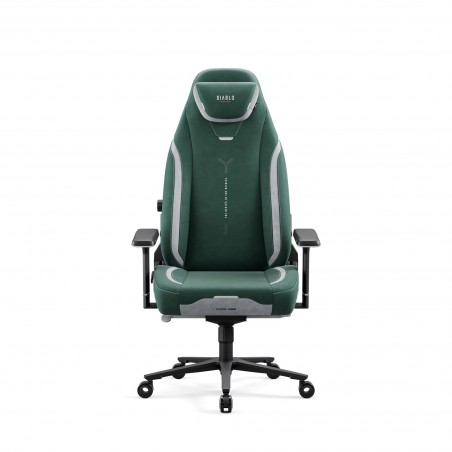 Fotel gamingowy zielony z magnetycznym zagłówkiem Normal Size: Diablo X-Eye Prime Forest Green
