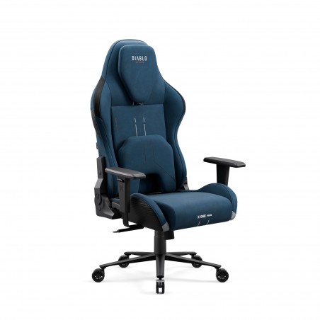Fotel gamingowy niebieski z chłodzącym siedziskiem, Normal Size: Diablo X-One Prime Meta Ocean