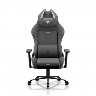 Fotel gamingowy materiałowy szary Normal Size: Diablo X-Horn 2.0 Rainbow Grey