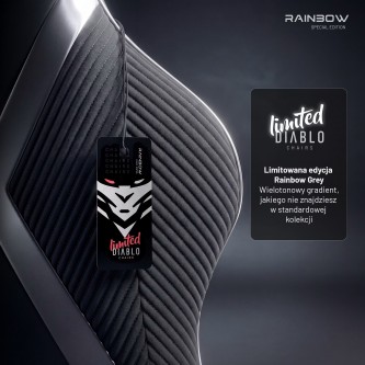 Fotel gamingowy Diablo X-Horn 2.0 Rainbow Grey