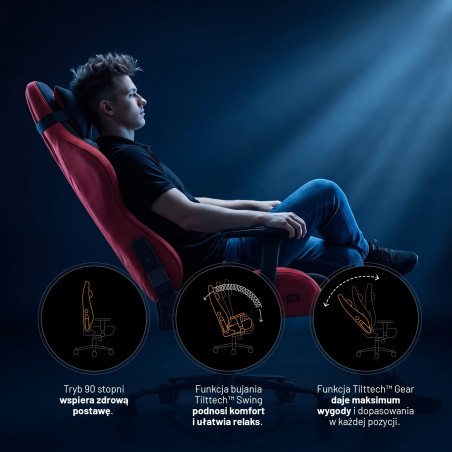 Fotel gamingowy Diablo X-One 2.0 Bloody Mary – GentlePro™