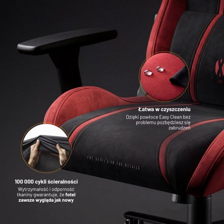Fotel gamingowy Diablo X-One 2.0 Bloody Mary – GentlePro™