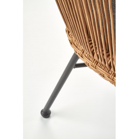 K400 krzesło czarny / naturalny / popielaty (1p2szt)