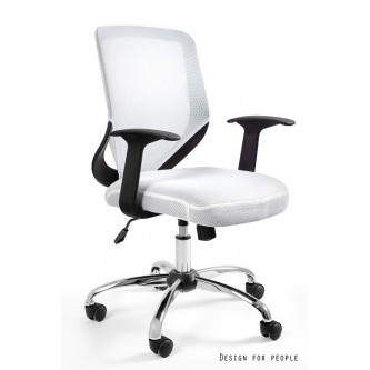 Fotel Biurowy MOBI Kolory | Siatka Mesh | Chrom | Udźwig 130 kg