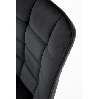 K332 krzesło nogi - czarne, siedzisko - czarny (1p2szt)