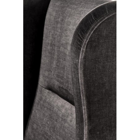 CHESTER 2 fotel wypoczynkowy antracytowy (tkanina 17. Charcoal)