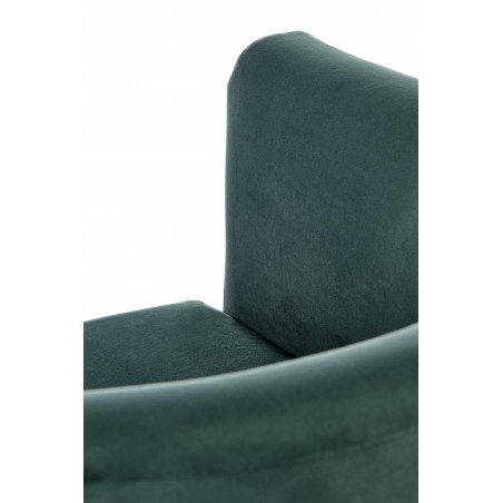 CLUBBY 2 fotel wypoczynkowy ciemny zielony / naturalny (1p1szt)