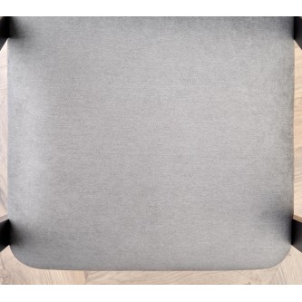 AZUL krzesło czarny / tap. popiel (1p1szt)