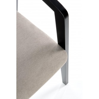 AZUL krzesło czarny / tap. popiel (1p1szt)