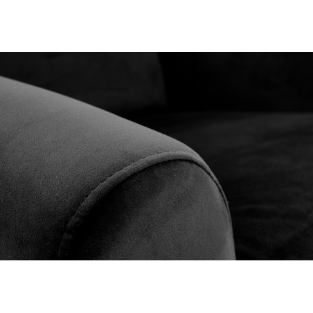 AGUSTIN 2 fotel wypoczynkowy czarny (2p1szt)