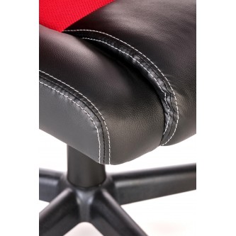 BERKEL fotel gabinetowy czarno-czerwony (1p1szt)