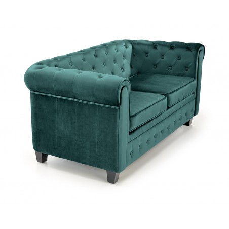 ERIKSEN XL fotel wypoczynkowy ciemny zielony / czarny