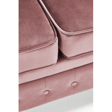 ERIKSEN XL fotel wypoczynkowy różowy / czarny