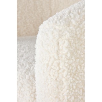 GRIFON fotel wypoczynkowy kremowy / złoty