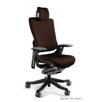 Fotel Ergonomiczny WAU 2 | Czarna Rama | Tkanina Cocoa BL406 |