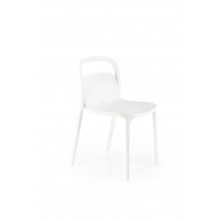 K490 krzesło plastik biały (1p4szt)