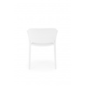 K491 krzesło plastik biały (1p4szt)