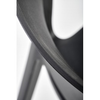 K491 krzesło plastik czarny (1p4szt)