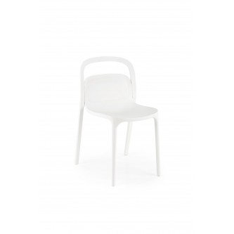 K490 krzesło plastik biały (1p4szt)